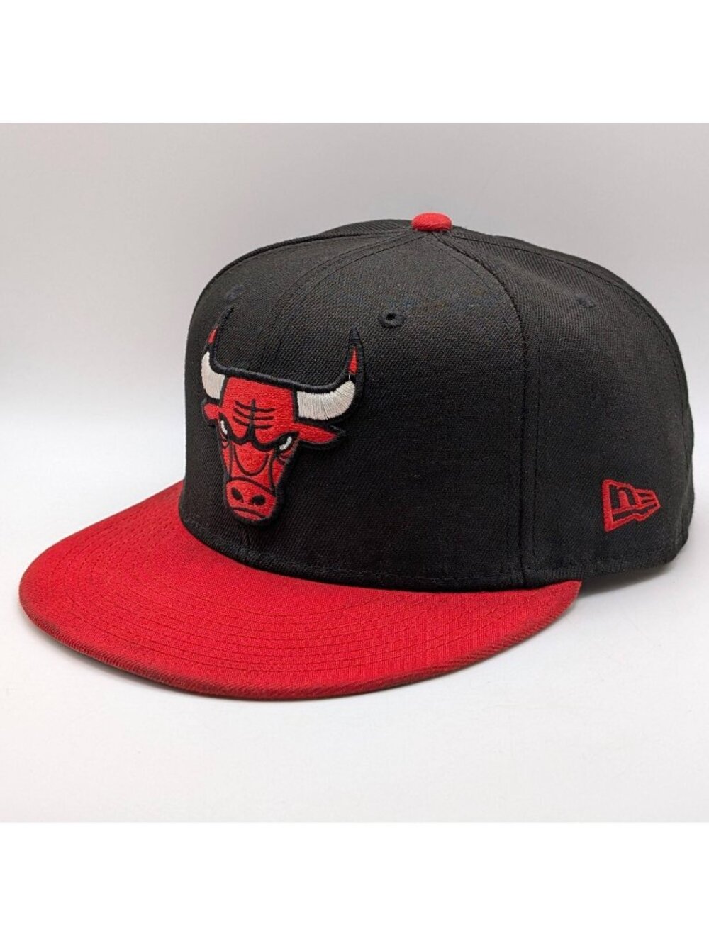 Chicago Bulls Hat New Era 9FIFTY Cap Snapback Black Red NBA Basketball Two Tone